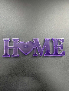 Home purple resin