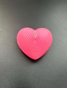 rhuburb heart candle