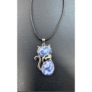 Blue Agat  Necklace
